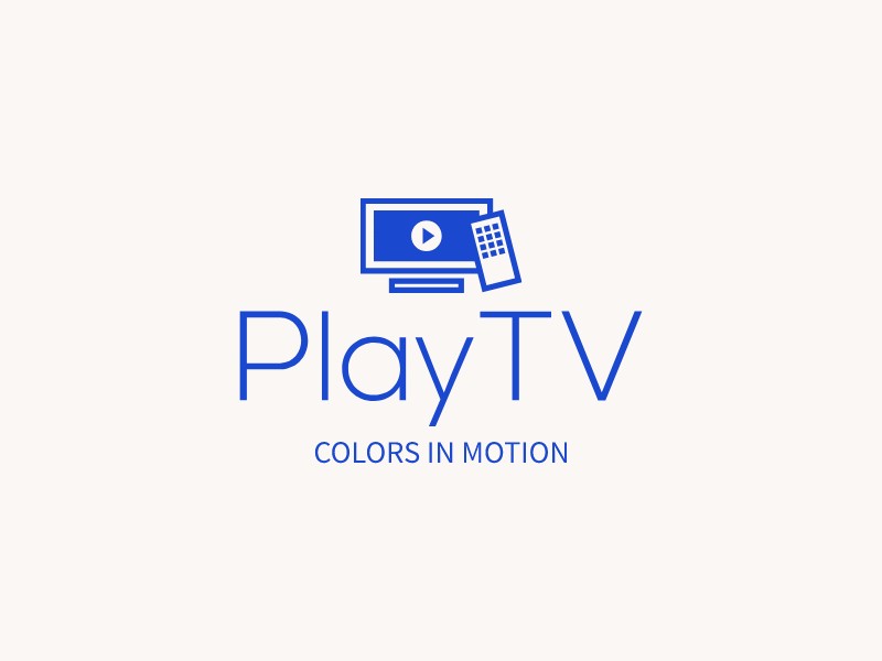 PlayTV logo design