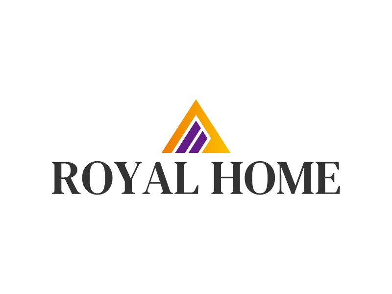 ROYAL HOME logo design