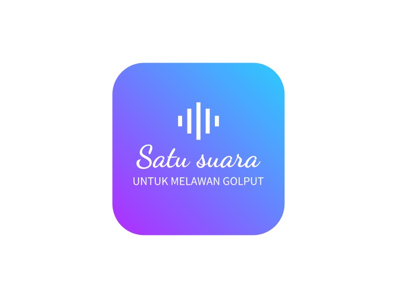 Satu suara Logo Maker - Design Satu suara logos online