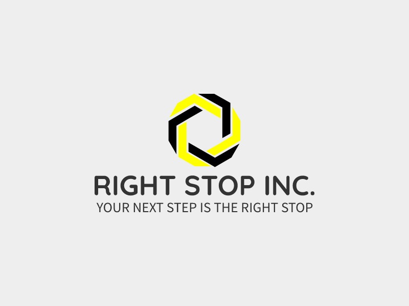 RIGHT STOP INC. Logo Maker - Design RIGHT STOP INC. logos online