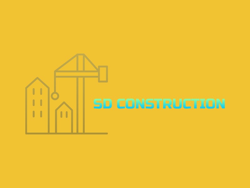 SD CONSTRUCTION Logo Maker - Design SD CONSTRUCTION logos online