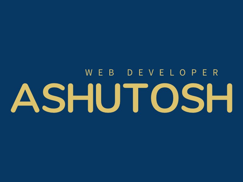 ASHUTOSH - WEB DEVELOPER