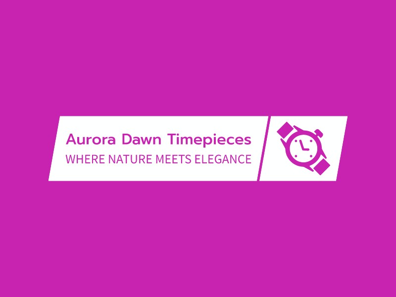 Aurora Dawn Timepieces Logo Maker - Design Aurora Dawn Timepieces logos online