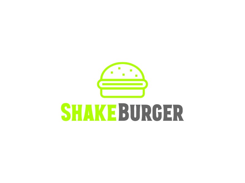 Shake Burger logo design