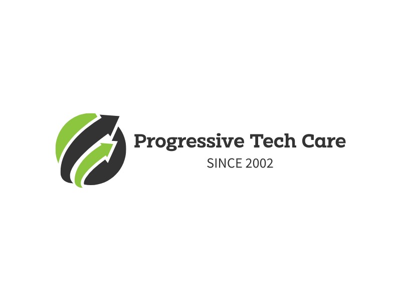 Progressive Tech Care logo design