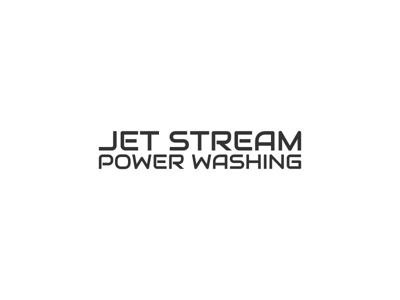Jet Stream Power Washing logo design