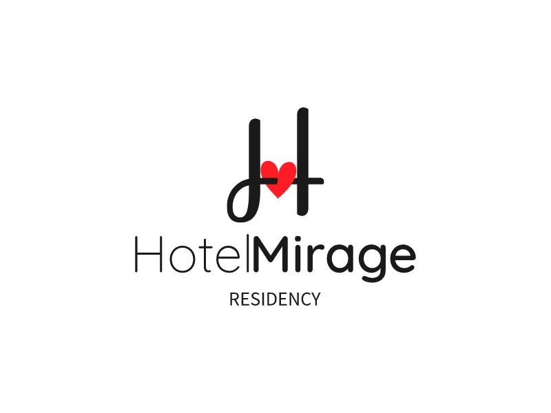 Hotel Mirage logo design