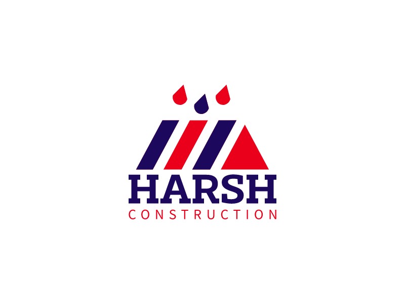 HARSH logo design