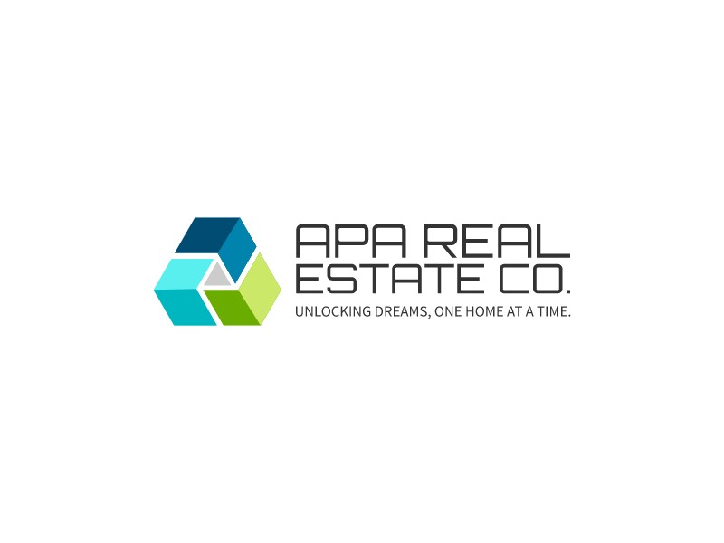 APA REAL ESTATE CO. Logo Maker - Design APA REAL ESTATE CO. logos online