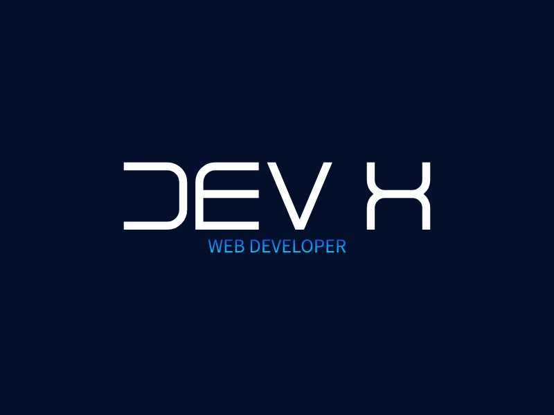 Dev X Logo Maker - Design Dev X logos online