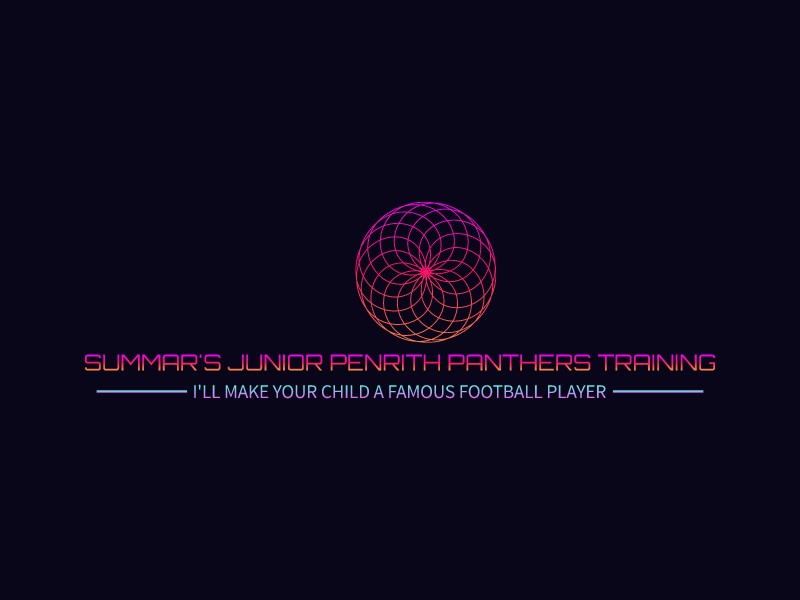 Summar's Junior Penrith Panthers Training Logo Maker - Design Summar's Junior Penrith Panthers Training logos online