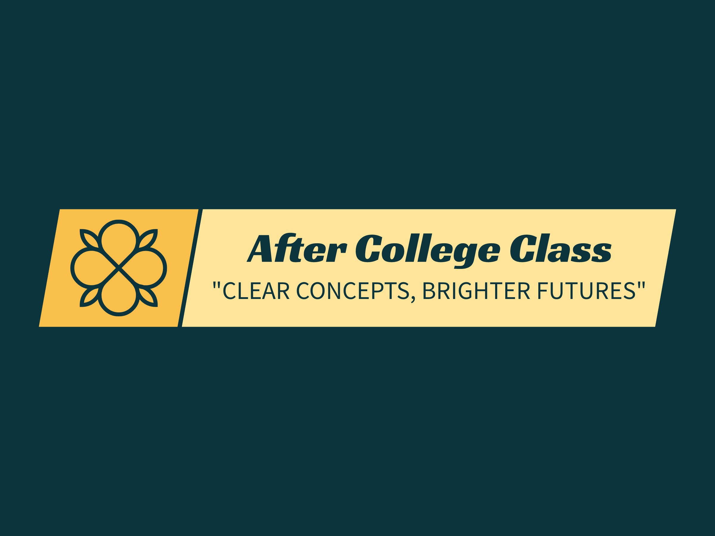 After College Class Logo Maker - Design After College Class logos online