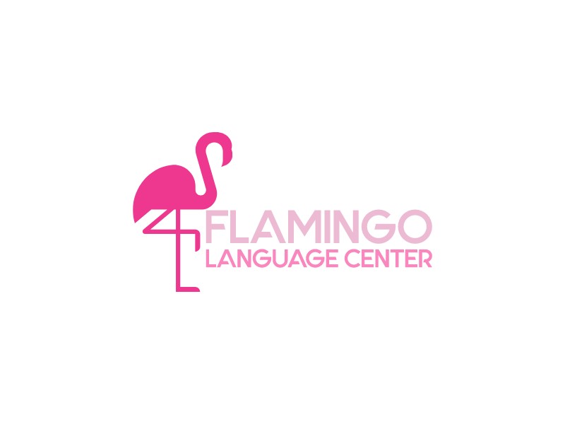 Flamingo language center Logo Maker - Design Flamingo language center logos online