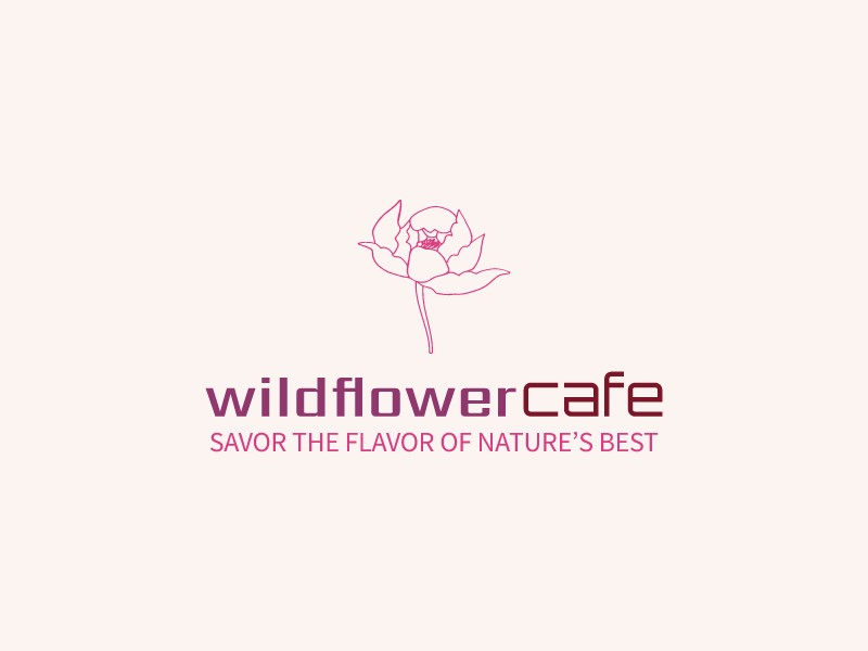 wildflower cafe Logo Maker - Design wildflower cafe logos online