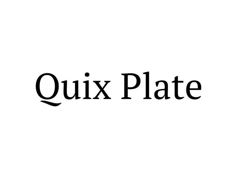 Quix Plate Logo Maker - Design Quix Plate logos online