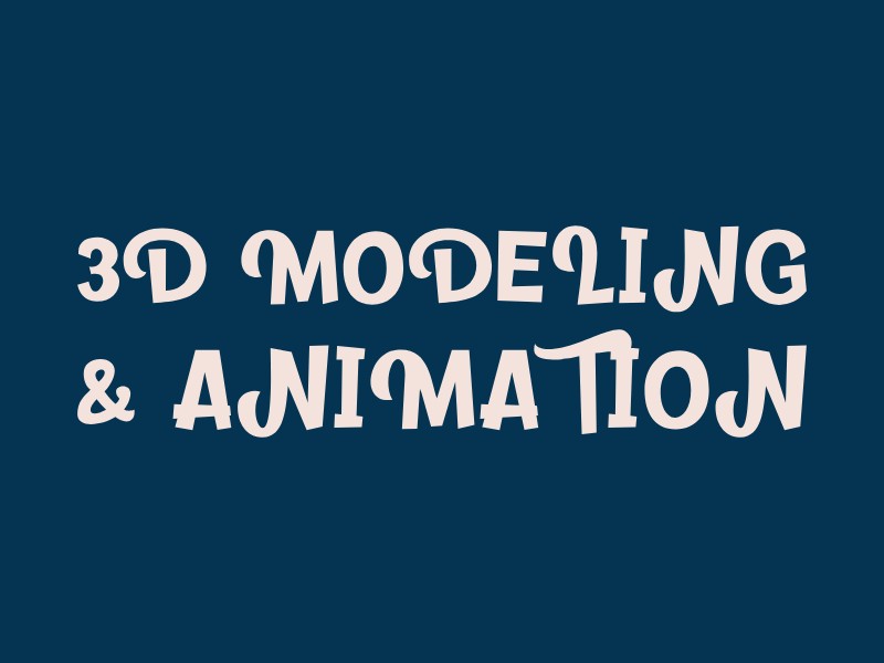 3D Modeling & Animation Logo Maker - Design 3D Modeling & Animation logos online
