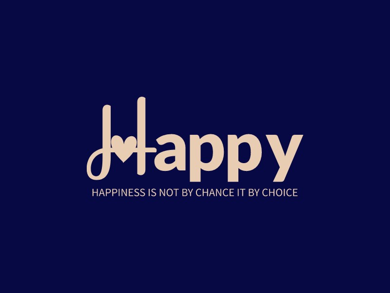 Happy logo design