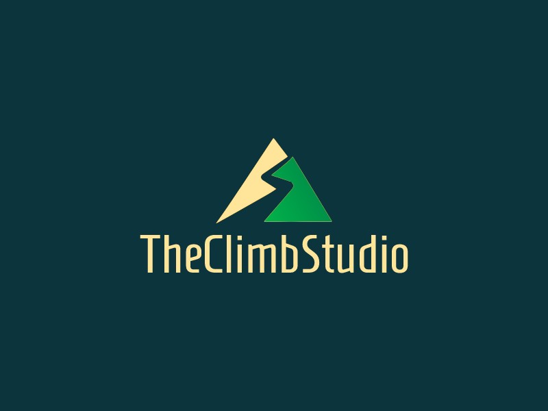 TheClimbStudio logo design