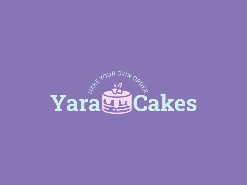 Yara Cakes logo design