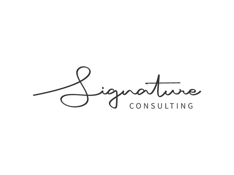 Signature logo design
