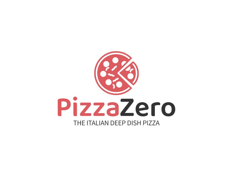 Pizza Zero logo design