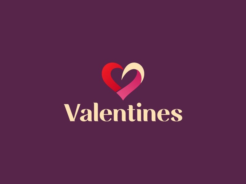 Valentines logo design