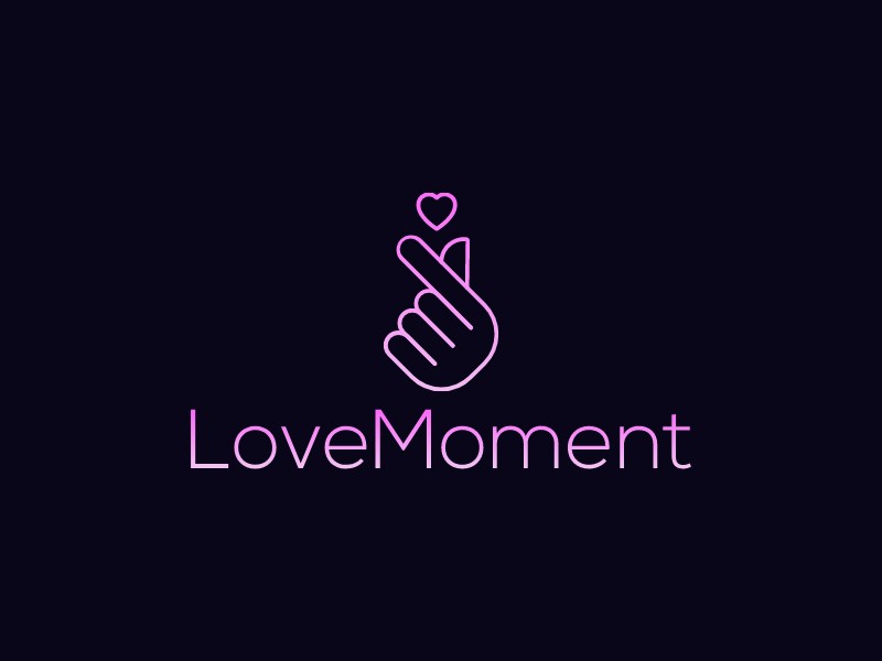 Love Moment logo design