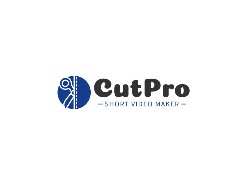 CutPro logo design