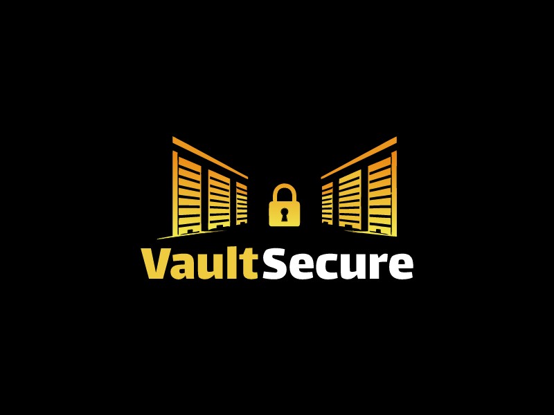 Vault Secure logo design