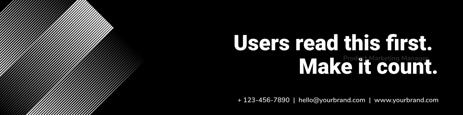 LinkedIn - Modern Geometric Personal LinkedIn Banner