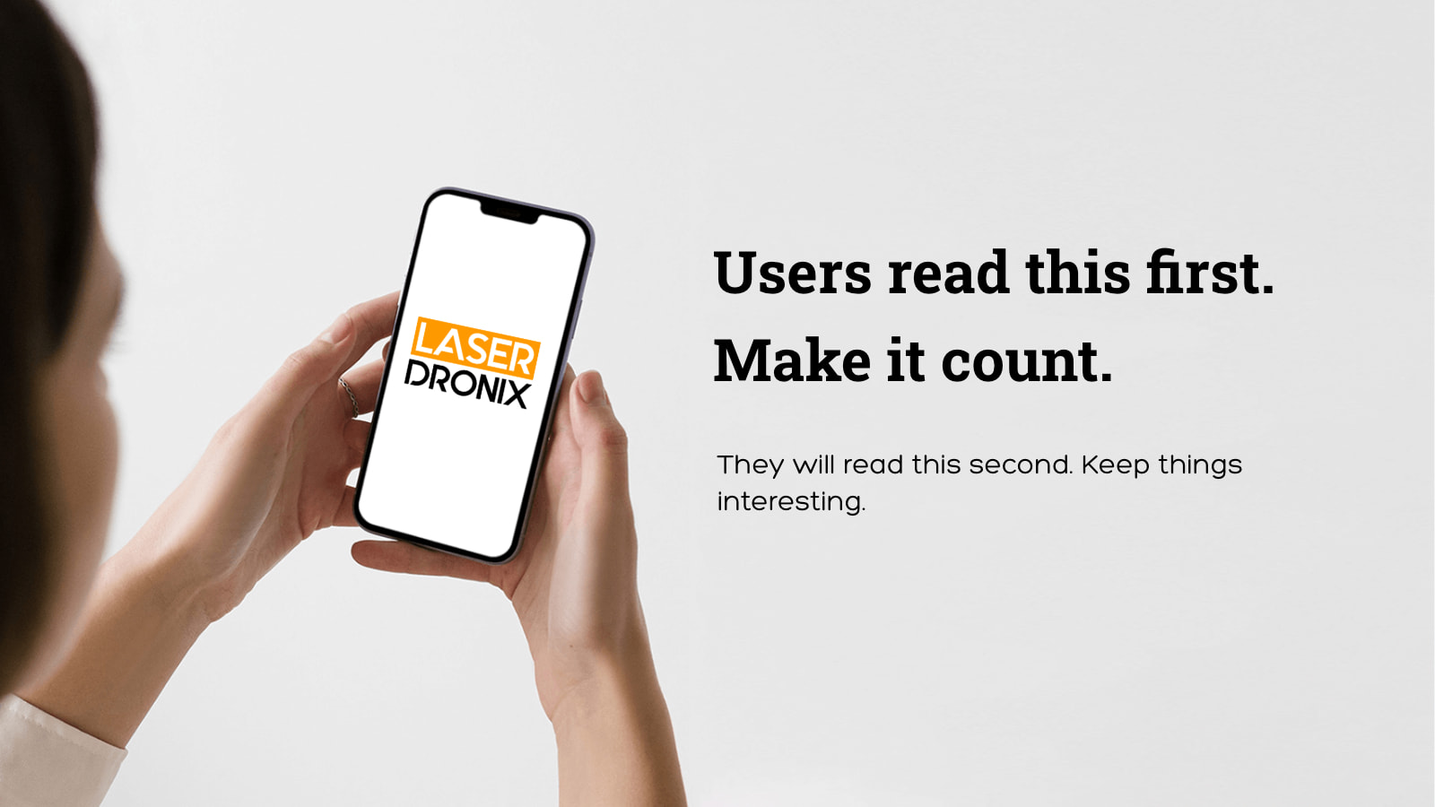 Twitter - Woman holding mobile phone in hand Twitter Post