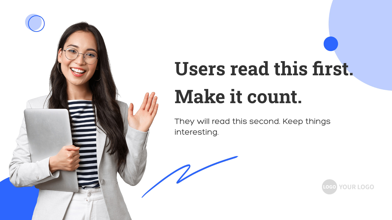 Minimalist character background cover.