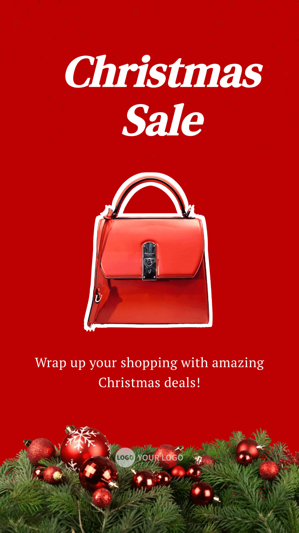 Christmas Sale holiday sale poster