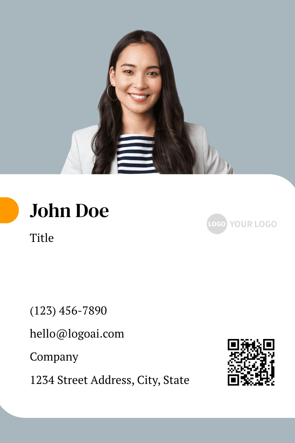 Stylish, Minimalist, and Modern Profile Card