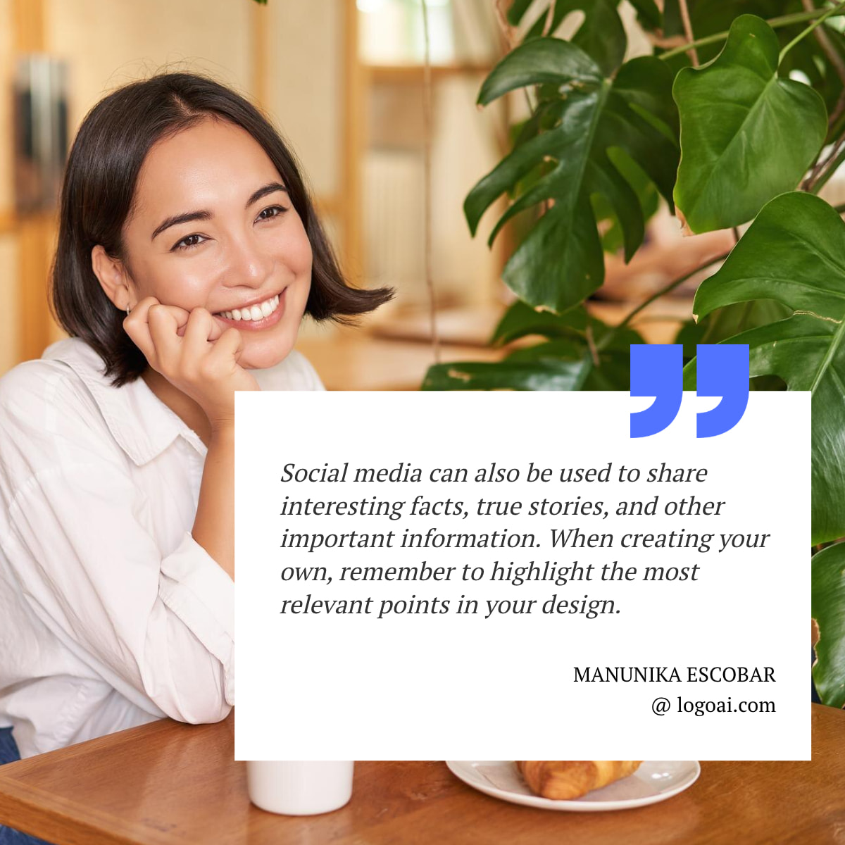 Minimalist Testimonial Instagram Post